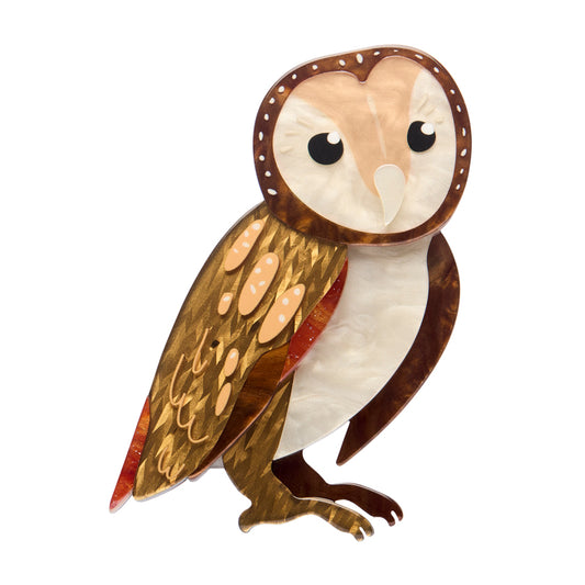 Erstwilder Australiana Maisie the Masked Owl Brooch