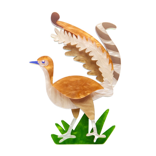 Erstwilder Australiana Lottie the Lyrebird Brooch