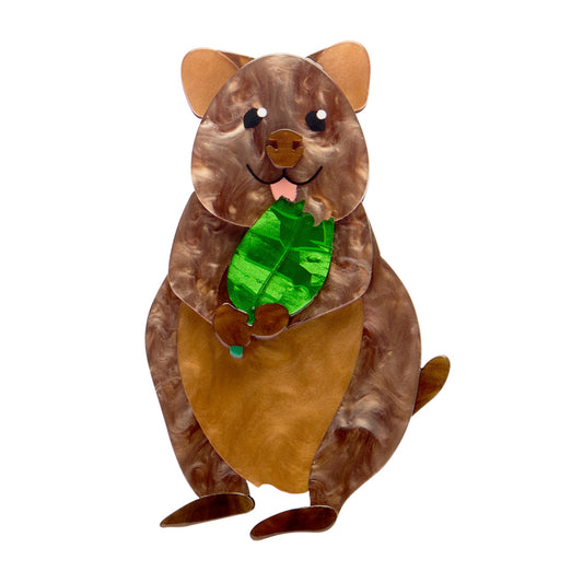 Erstwilder Australiana Quinn the Quokka Brooch