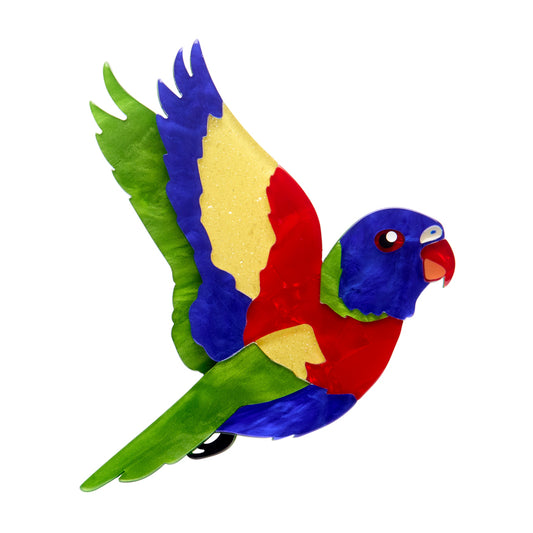 Erstwilder Australiana Lulu the Lorikeet Brooch