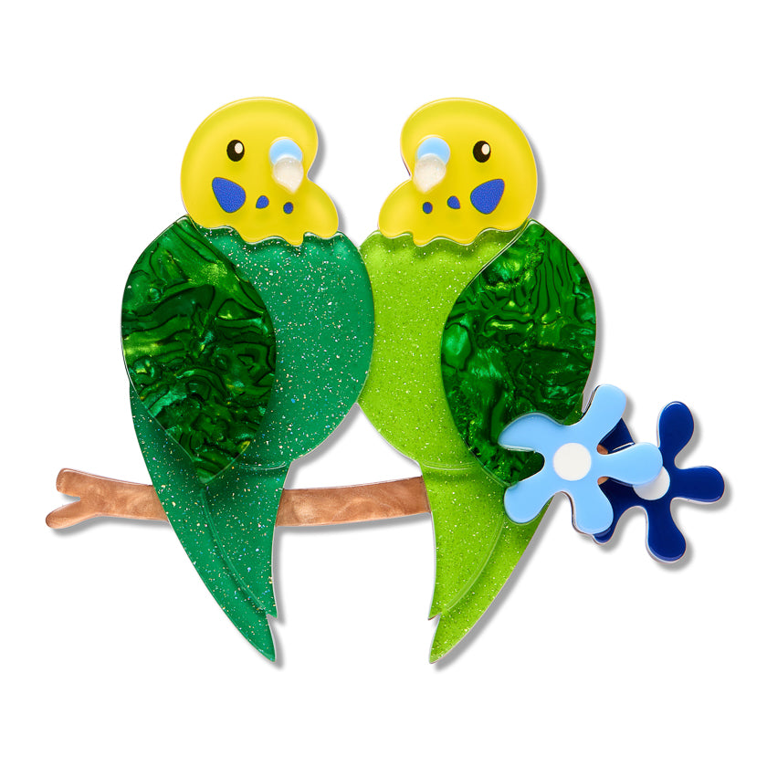 Erstwilder Best Budgies Brooch