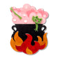 Erstwilder Midnight Mischief Spookin Spa Day Brooch