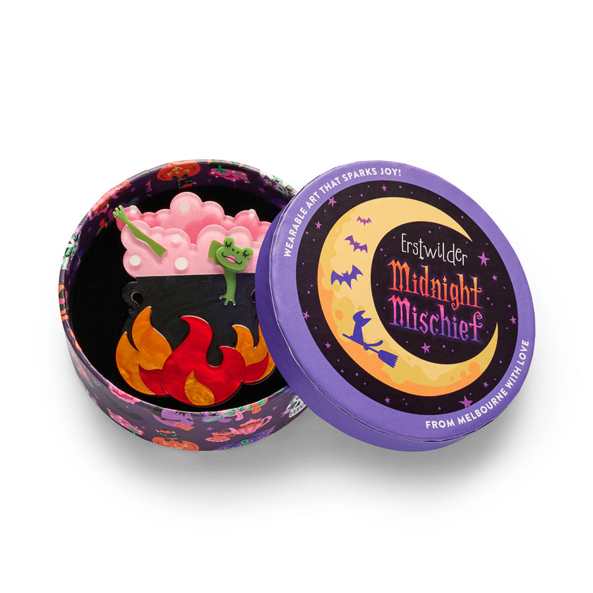 Erstwilder Midnight Mischief Spookin Spa Day Brooch