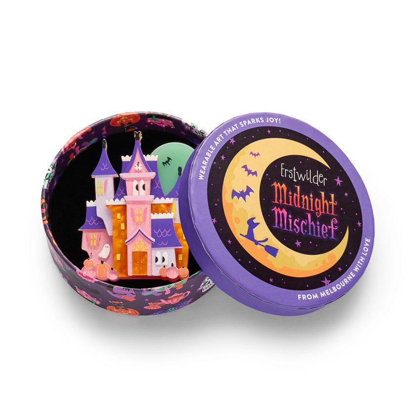 Erstwilder Midnight Mischief Haunted Hideaway Brooch
