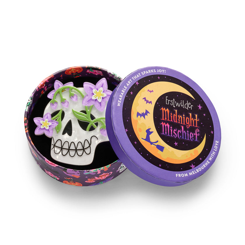 Erstwilder Midnight Mischief Shade of Night Brooch