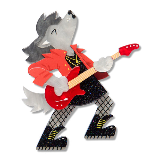 Erstwilder Wild at Work Howl Shredder Brooch