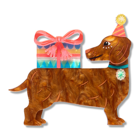 Erstwilder Celebrations Present Company Brooch
