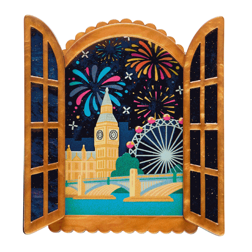 Erstwilder Celebrations Fireworks Far and Wide Brooch