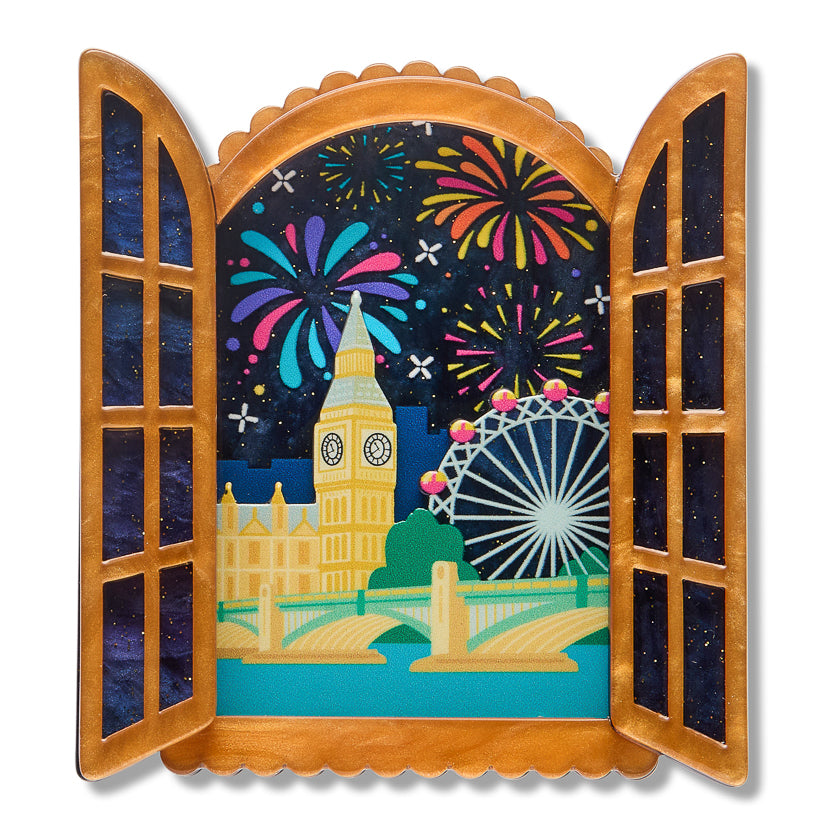 Erstwilder Celebrations Fireworks Far and Wide Brooch
