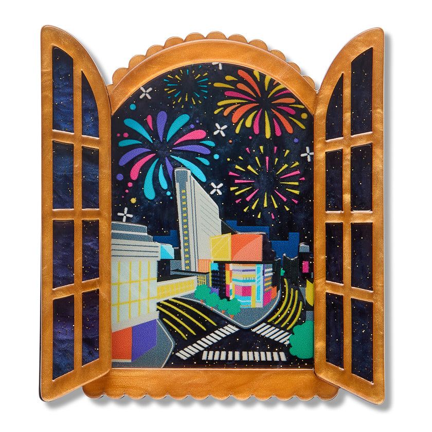Erstwilder Celebrations Fireworks Far and Wide Brooch