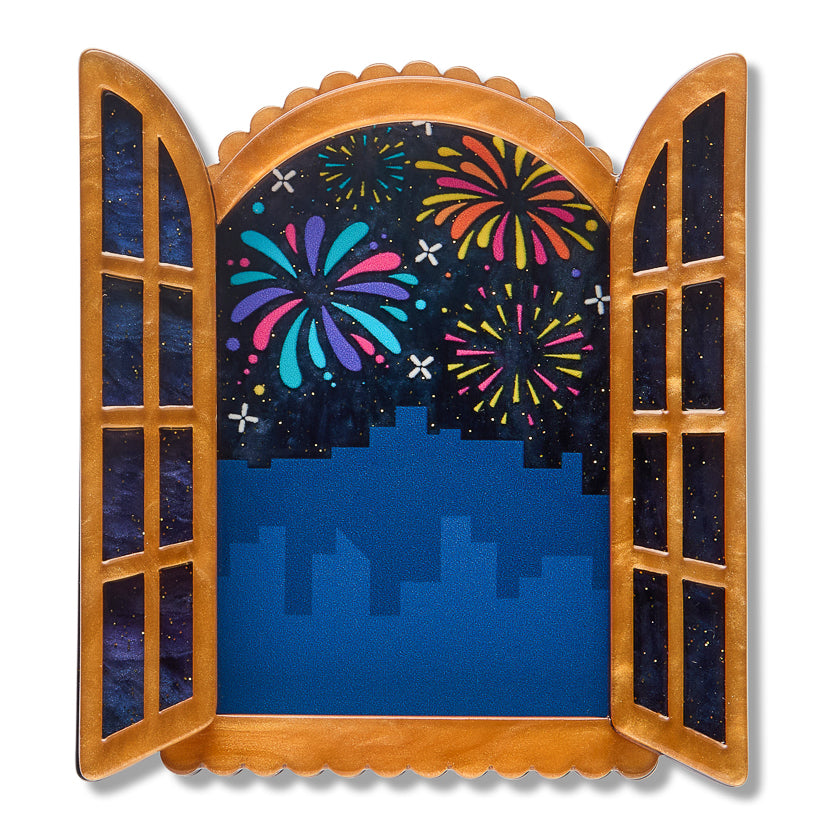 Erstwilder Celebrations Fireworks Far and Wide Brooch