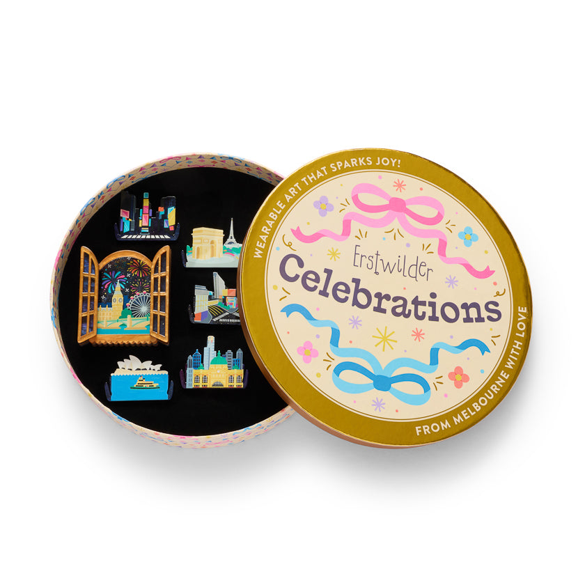 Erstwilder Celebrations Fireworks Far and Wide Brooch