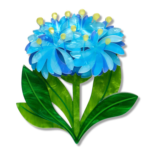 Erstwilder x Royal Botanic Gardens Victoria Blue Pincushion Brooch