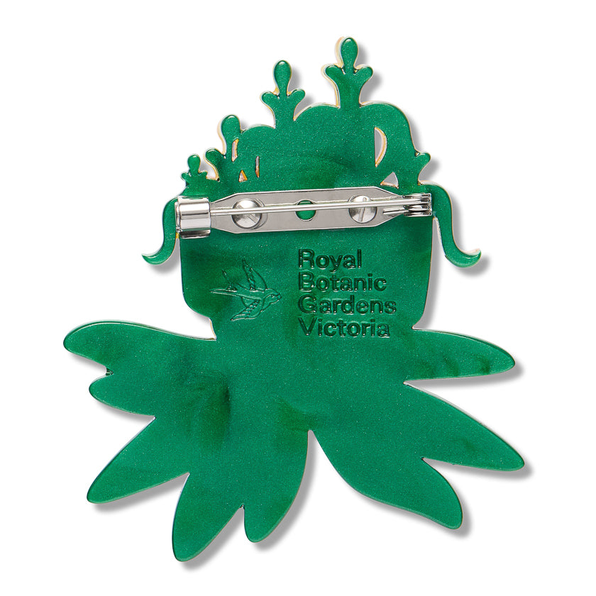Erstwilder x Royal Botanic Gardens Victoria Long Flower Mistletoe Brooch