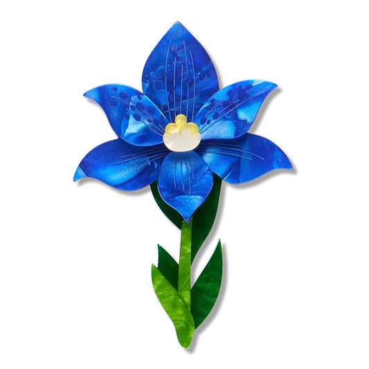 Erstwilder x Royal Botanic Gardens Victoria Spotted Sun Orchid Brooch