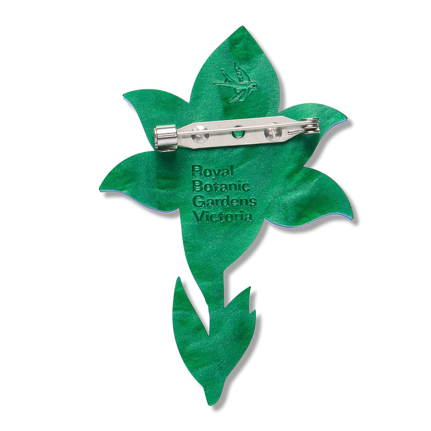 Erstwilder x Royal Botanic Gardens Victoria Spotted Sun Orchid Brooch