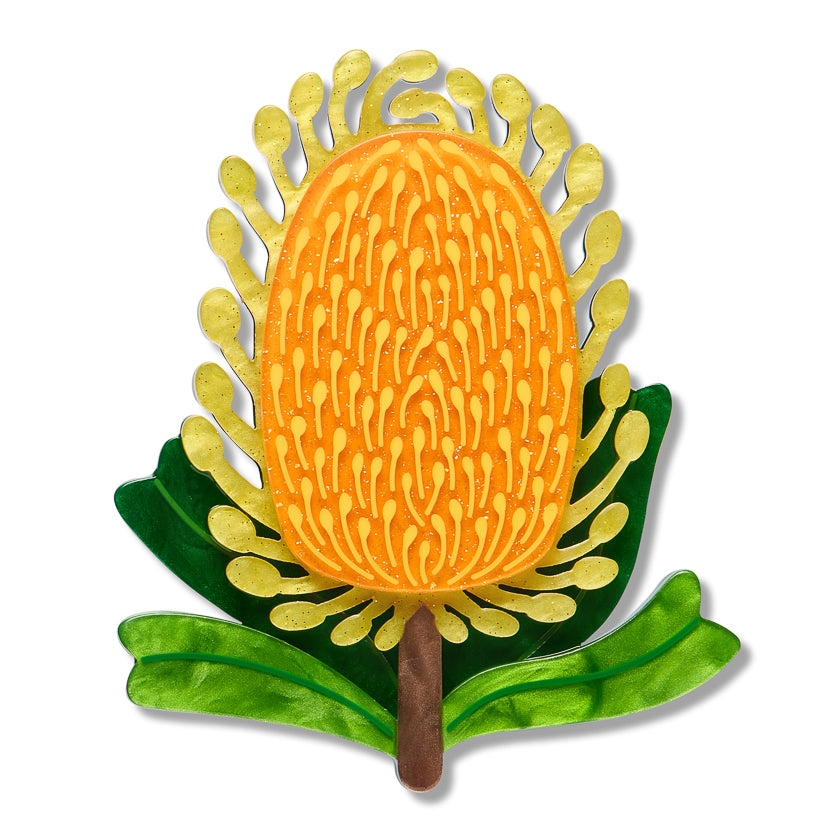 Erstwilder x Royal Botanic Gardens Victoria Mountain Banksia Brooch