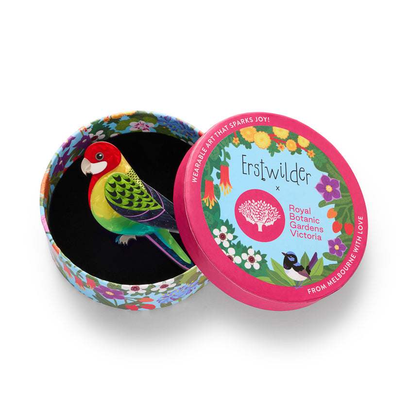 Erstwilder x Royal Botanic Gardens Victoria Eastern Rosella Brooch