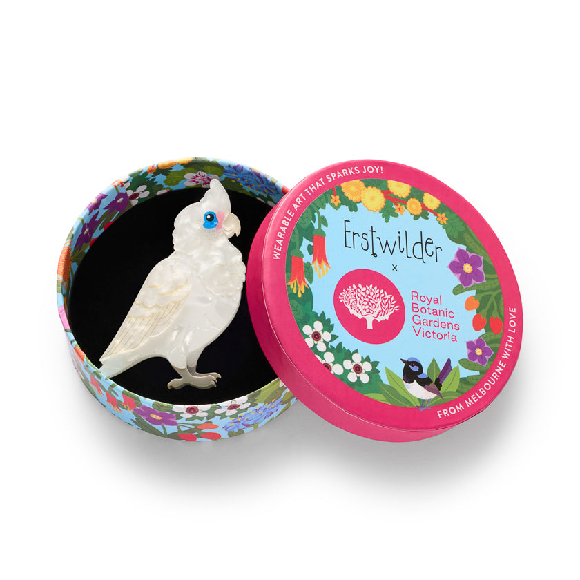 Erstwilder x Royal Botanic Gardens Victoria Little Corella Brooch