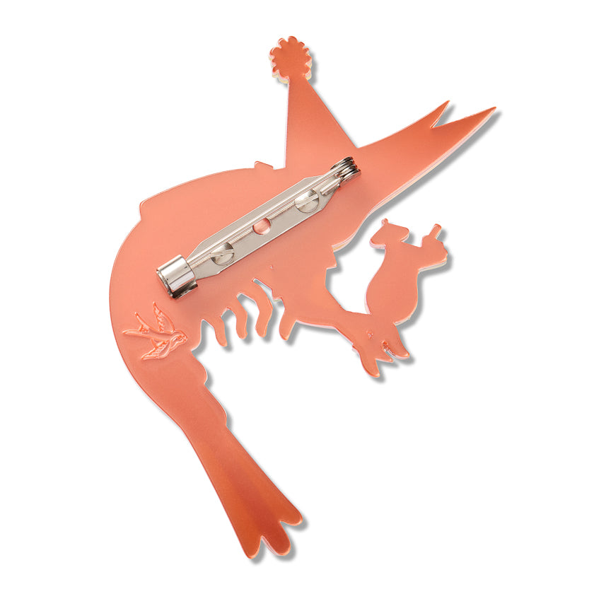 Erstwilder Pascal the Party Prawn Brooch