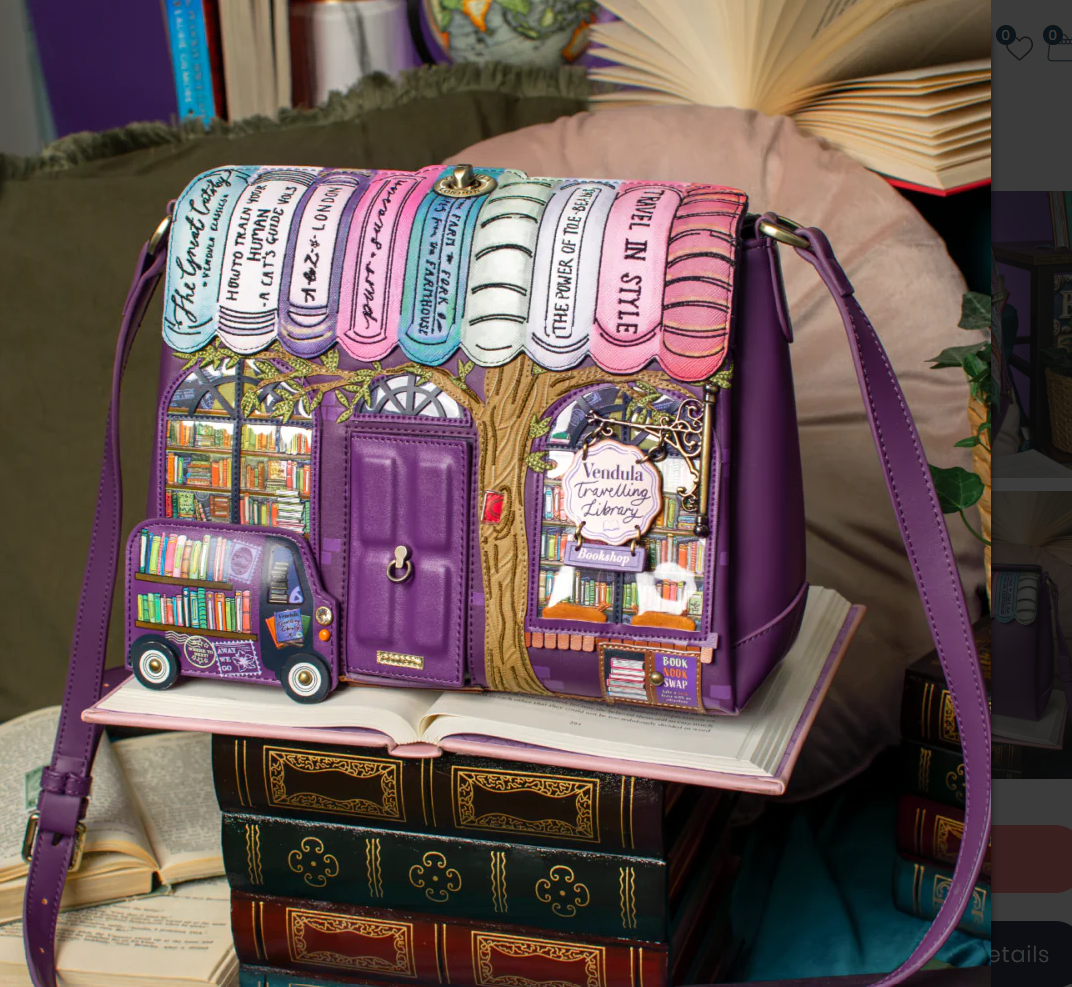 Vendula Travelling Library Bookshop Alice Bag