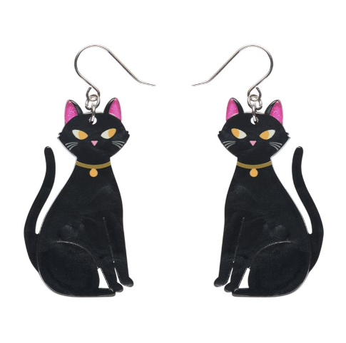 Erstwilder Megan Roy Haunted at Heart Bad Luck Charm Drop Earrings