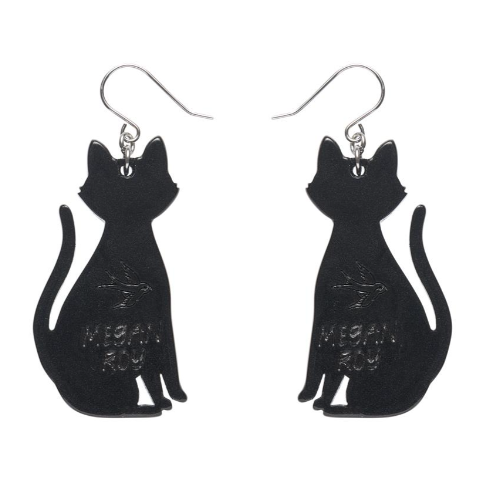 Erstwilder Megan Roy Haunted at Heart Bad Luck Charm Drop Earrings