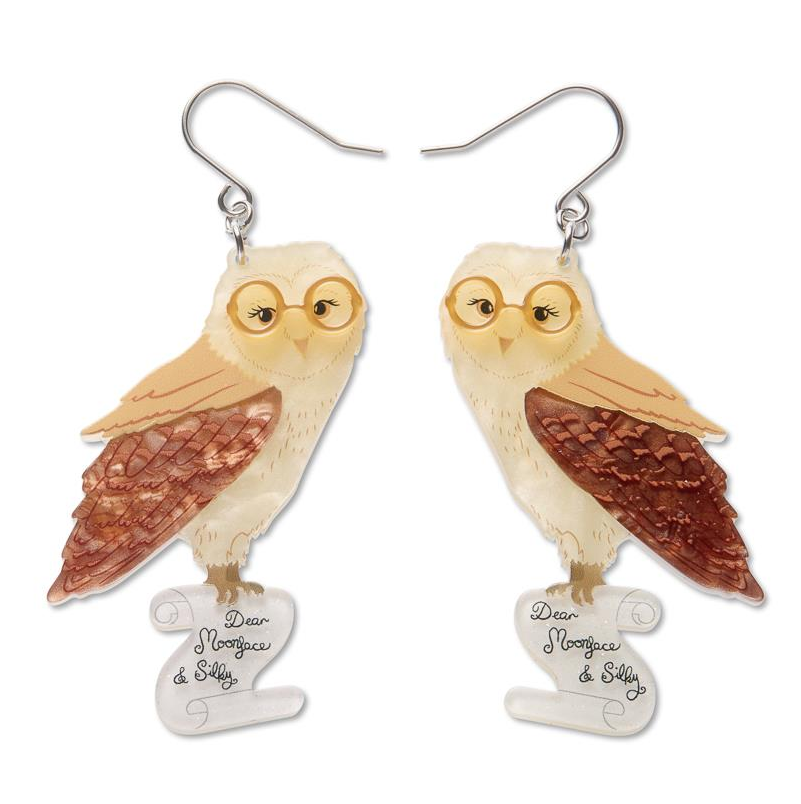 Erstwilder Barny Owl Drop Earrings