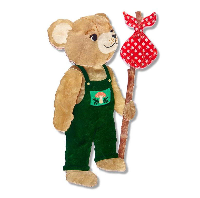 Erstwilder Bears Adventures Brooch