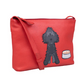 Mala Leather Bertie Cross Body Bag Red
