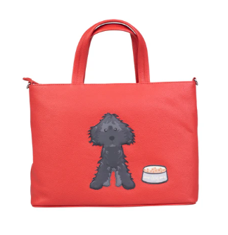 Mala Leather Bertie Grab Bag Red