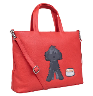Mala Leather Bertie Grab Bag Red