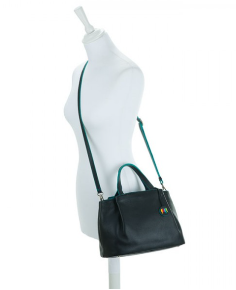 Mywalit Verona Medium Grab Handle Bag Black
