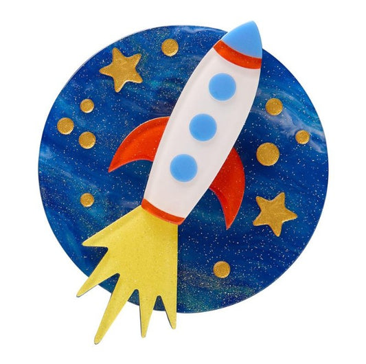 Erstwilder Fan Favs Blast Off Brooch