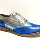 Rock n Dot Francesca Metallic Blues