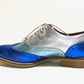 Rock n Dot Francesca Metallic Blues