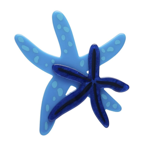 Erstwilder Great Barrier Reef Blue Seastar Brooch