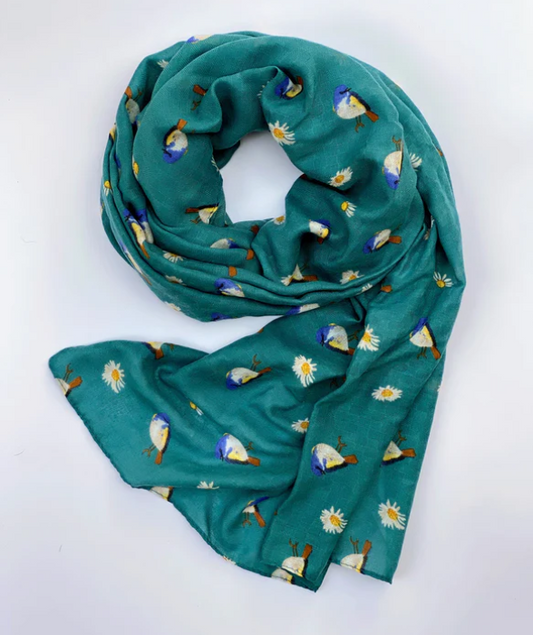 Fable England Blue Tit Scarf