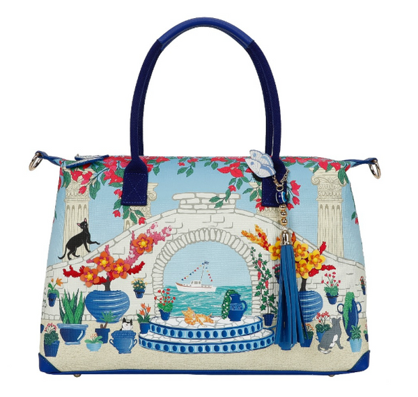 Vendula Gardens of the World Greece Weekender Bonnie Bag – Shoe Fun