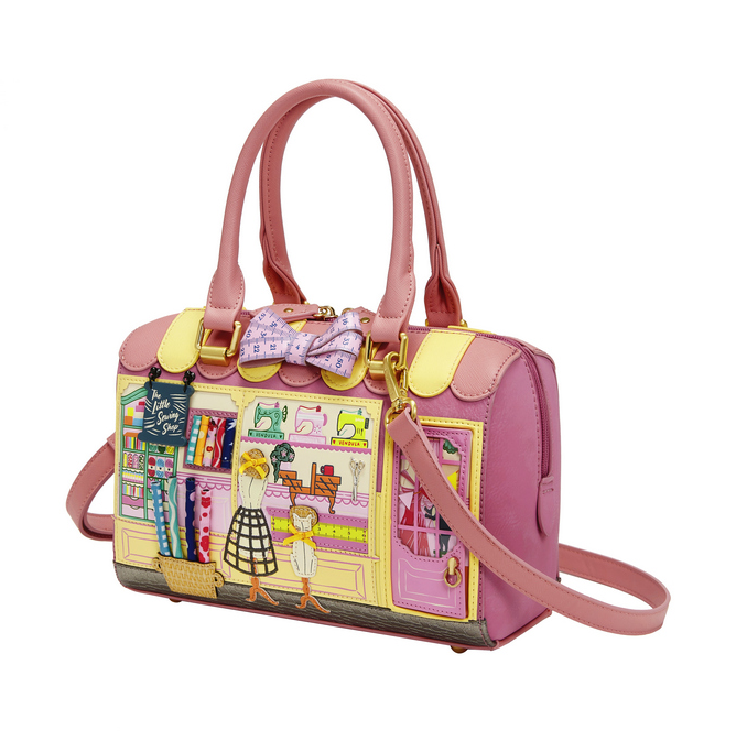 Vendula Sewing Shop Raspberry Edition Speedy Bowler Bag