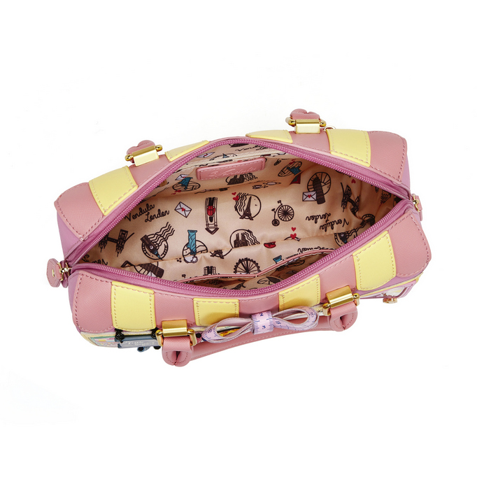 Vendula Sewing Shop Raspberry Edition Speedy Bowler Bag