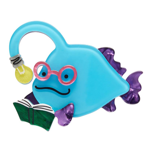 Erstwilder Fan Favs Bright Eyed Bibliphile Brooch