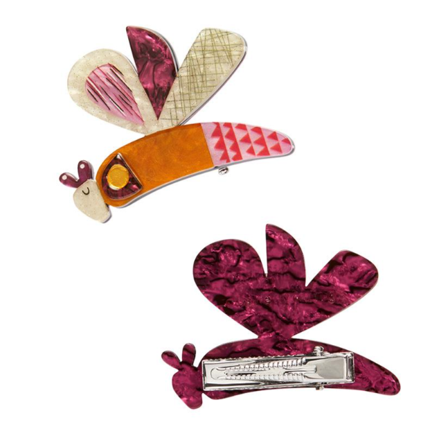 Erstwilder Clare Youngs A Dragonfly Named Buzz Hair Clips Set