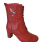 The Vibe is Damselfly Winter Berry Boots