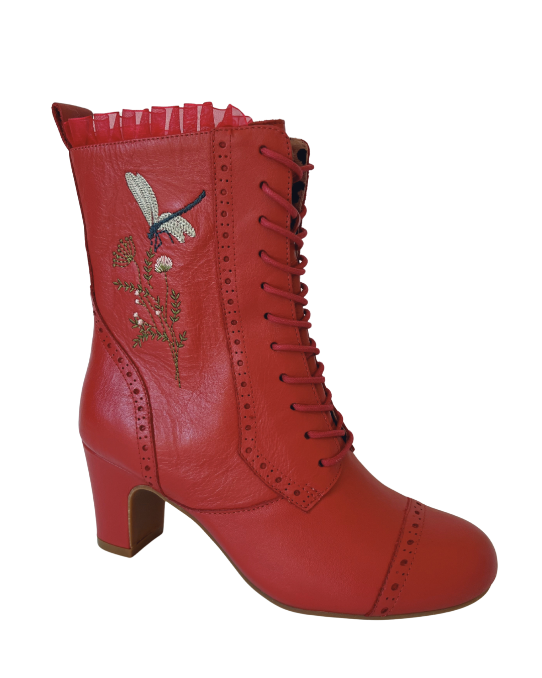 The Vibe is Damselfly Winter Berry Boots