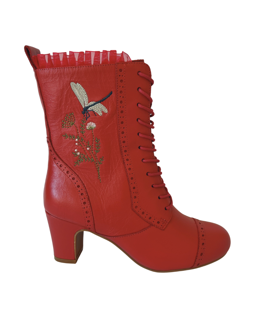 The Vibe is Damselfly Winter Berry Boots