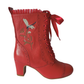 The Vibe is Damselfly Winter Berry Boots