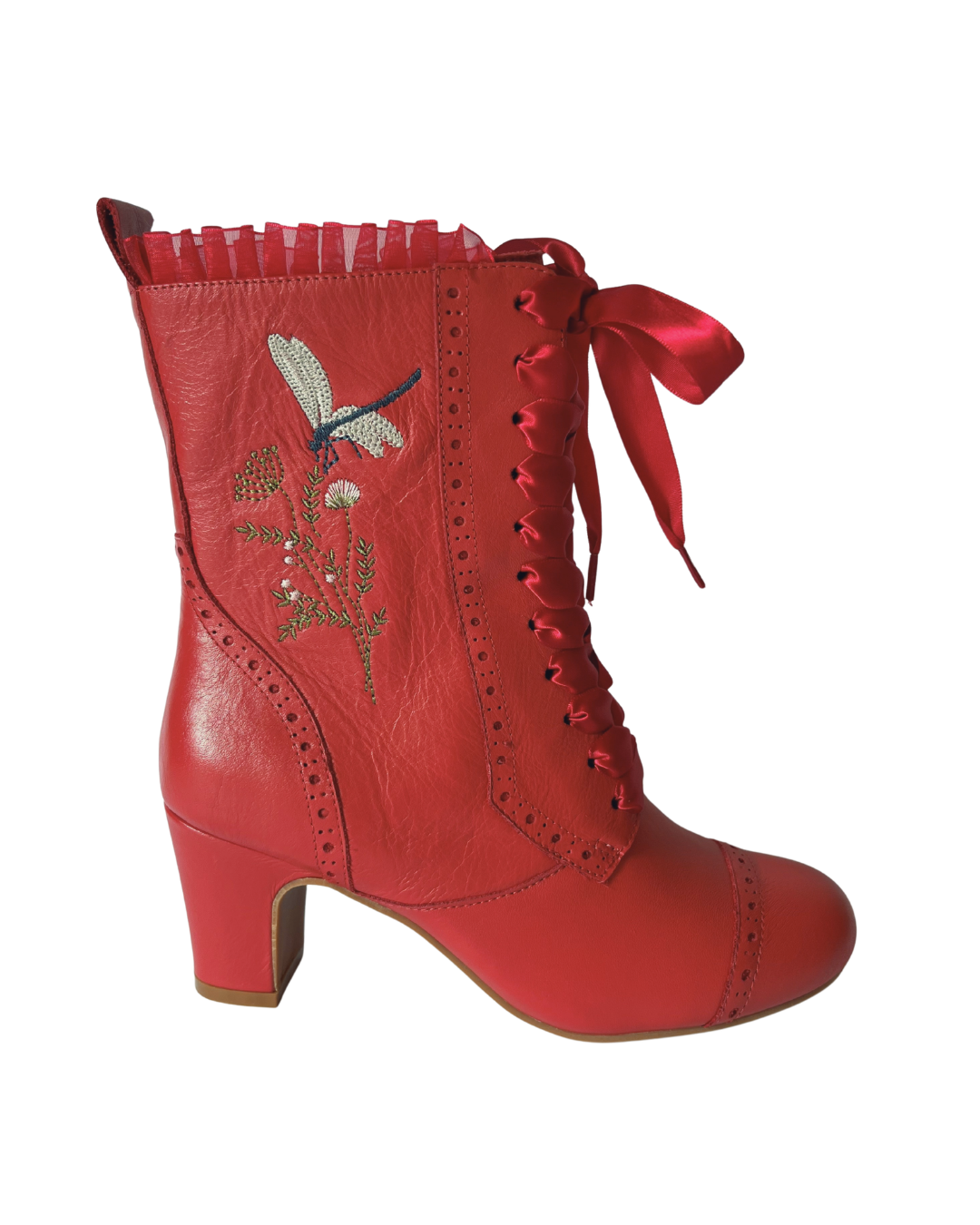The Vibe is Damselfly Winter Berry Boots