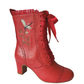 The Vibe is Damselfly Winter Berry Boots