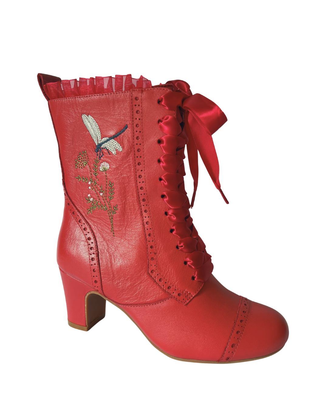 The Vibe is Damselfly Winter Berry Boots